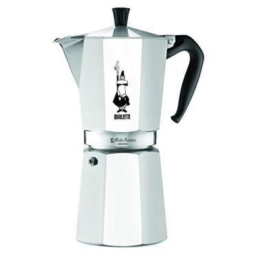 Imagem de Bialetti - Moka Express: Cafeteira de café expresso, Faz café italiano real, Moka Pot 12 xícaras (650 ml - 670 ml), alumínio, prata