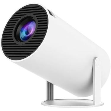 Imagem de HY300 Mini Portátil, 5G WiFi 6 Bluetooth 5.0, Projetor Inteligente Android 11, 8500 Lúmens Projetor LED 4K 1080P Full HD, Tomada UE