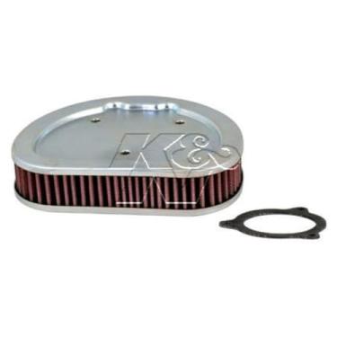 Imagem de Filtro de Ar Esportivo K&N HD-1508 para Harley Touring Electra Glide Ultra, Limited Road King Street Glide Road Glide 08-13 – Reutilizável, Lavável, Original – Performance e Economia de Combustível