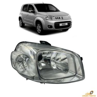 Imagem de Farol Cromado Uno Vivace Way 2010 11 À 2015 Fiorino 2014 - RF, DIREITO
