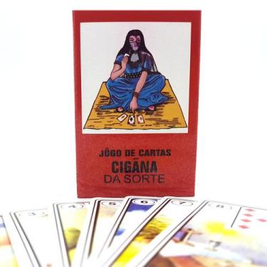 Imagem de Baralho Tarô Cigana da Sorte Marselha Lenormand 36 cartas - neilomar