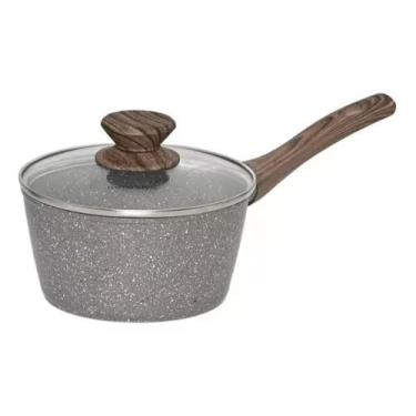 Imagem de Panela Cerâmica Indução Antiaderente 16cm Mimo Style Grafito Cook 1,3 