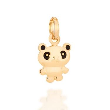 Imagem de Pingente banhado ouro 3x 24k 18k e 22k  feminino infantil rommanel pan