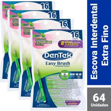 Imagem de Kit Escova Interdental DenTek Easy Brush Fino com 64 unidades