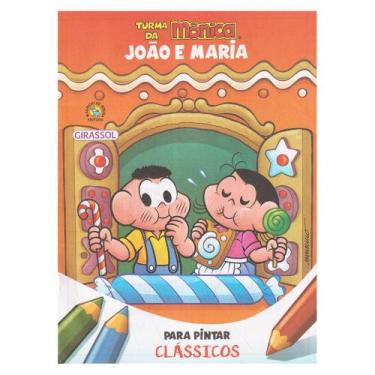 Imagem de Livro Para Pintar Turma Monica Lembrancinha João E Maria - Girassol
