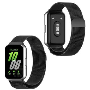 Imagem de Pulseira aço inox para Galaxy Fit3 - fecho magnético - TECK KING