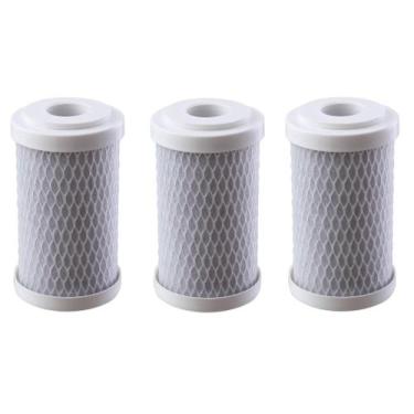 Imagem de Kit 3 Refil Filtro 5'' De Carbon Block Ativado Remove Cloro - BBI, Não