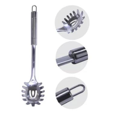 Imagem de Kit 5 Colher Para Espagueti Inox Sf 29 Cm Uas058 Brasiterm, UNIC, UNIC