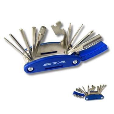 Imagem de Kit Chave Canivete Para Bicicleta Bike Mtb Com 16 Funções - GTA