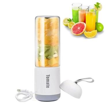 Imagem de Liquidificador Recarregável Usb Portátil Com Lâminas Potente - Bc Bora