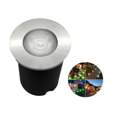 Imagem de Mini Balizador Elétrico Led Externo 1w Embutir 6500k Escada - Dibani
