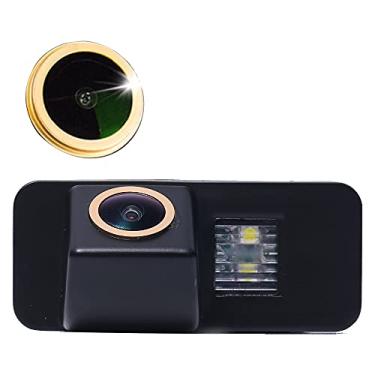 Imagem de 【Lente olho de peixe】Câmera de ré de luz de placa de carro à prova d'água e à prova de choque IP68, substituição para Mondeo BA7 ab 2007/Focus II Facelift C/Kuga ab 2008/S-Max ab 2006