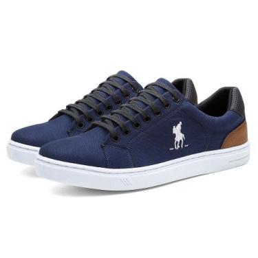 Imagem de Sapatênis Casual Basico Ec Shoes Detalhado com Cadarço e Sola Reta Cos
