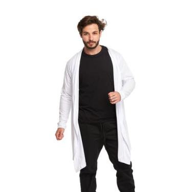 Imagem de Cardigan Masculino Swag Kimono Sobretudo Blusa De Frio Manga Longa Ca2