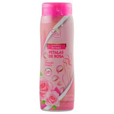 Imagem de Sabonete Líquido Intimo 210ml Soul Cosméticos Pétalas de Rosa - Soul C