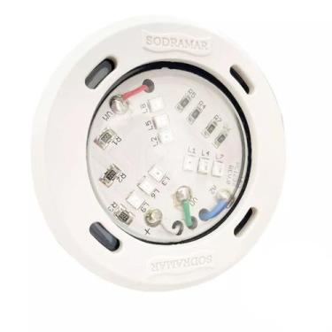 Imagem de Led Piscina Sodramar Eco 4,5w Abs Colorido Refletor Rgb 12m²