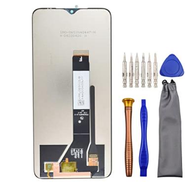 Imagem de Substituição completa do conjunto de digitalizador LCD de tela para Xiaomi Redmi Note 9 4G Redmi 9T Poco M3 com kit de ferramentas preto de 6,5 polegadas