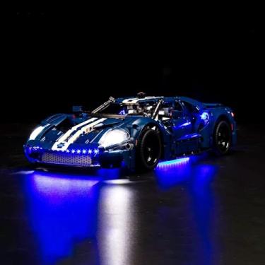 Imagem de Kit de luz atualizado para Lego Technic 2022 Ford GT 42154 modelo de carro, compatível com 42154 (modelo não incluído)
