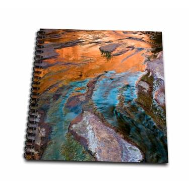 Imagem de 3dRose Caderno de desenho colorido com reflexos, Hunter Canyon, Near Moab, Utah 20,32 x 20,32 cm
