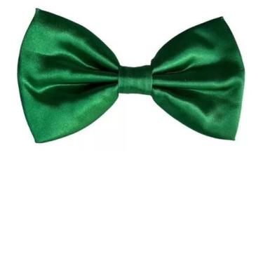 Imagem de Gravata Borboleta Social Com Regulador Ref: 247 - karecato, Verde, Adu