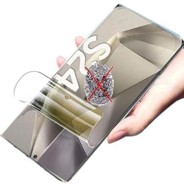 Imagem de Renwox 2 peças de película de hidrogel fosco anti-impressão digital para Samsung Galaxy S24+ 5G S24 Plus 6,7 polegadas, protetor de tela de TPU macio e antirreflexo, à prova de explosão, desbloqueio
