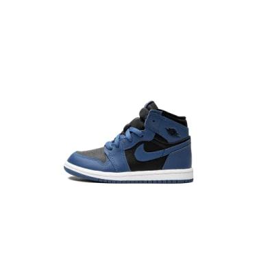 Imagem de Jordan Toddler Air Jordan 1 Retro High TD AQ2665 404 Dark Marina Blue - Size 10C