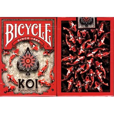 Imagem de Koi Fish Bicycle Playing Cards Poker Size Deck USPCC Custom Limited Edition