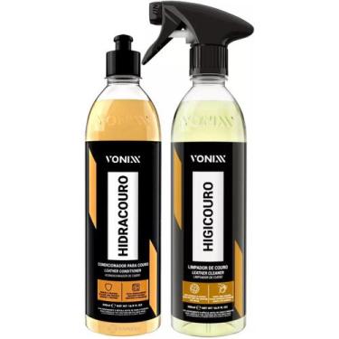 Imagem de Kit Limpeza E Hidratação De Couro Vonixx - Limpa E Hidrata