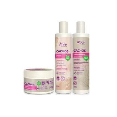 Imagem de Kit Cachos Apse - Co Wash, Gelatina e Máscara - Apse Cosmetics