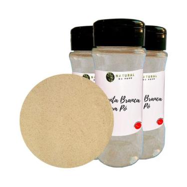 Imagem de Tempero Pimenta Branca em Pó Alta Qualidade Pote com Dosador Kit 3 70g