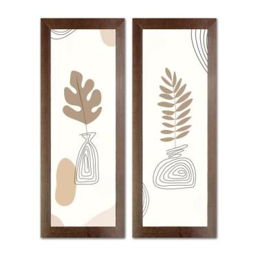 Imagem de Kit 2 Quadros Decorativo para cozinha Sala Quarto Área Gourmet restaur