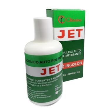 Imagem de Resina Acrílica Auto Pó 78g Incolor Odonto Prótese - Jet Clássico - Je