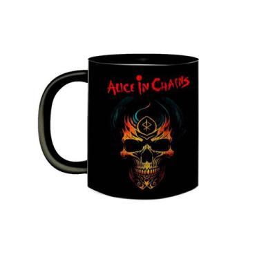 Imagem de Caneca de Porcelana Banda Rock Alice in Chains Heavy Metal - VilelaGG