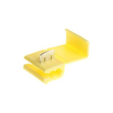 Imagem de 100 X Conector Derivação Emenda Cabos Fios Amarelo 2,5 A 6mm - DMTI
