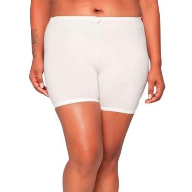 Imagem de Calça Alta 100% Algodão Luminate 2107 Plus Size, 54, Branco