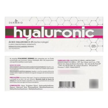 Imagem de Dermrio Monodose Hyaluronic, Antirrugas, Hidratação, Anti-idade