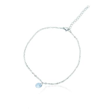 Imagem de Tornozeleira com cristal de aço