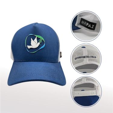 Imagem de Bone Aba Curvada MRPaz Trucker Tecido Premium