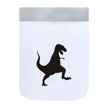 Imagem de Cesto Organizador Para Brinquedos  - Bebê & Enxoval, Rex Cru/Cinza