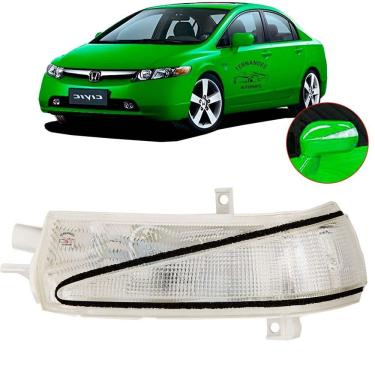 Imagem de Pisca Seta Retrovisor Esquerdo Honda Civic 2009 10