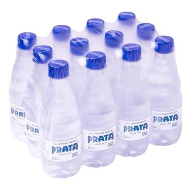Imagem de Água mineral prata sem gás 370ml pack c/12unid