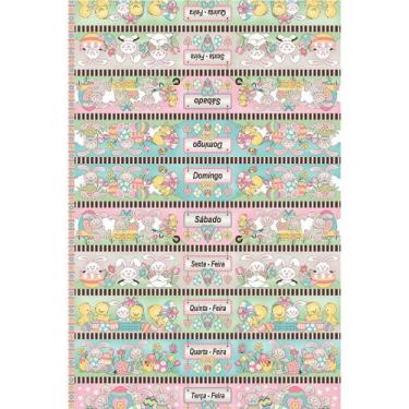 Imagem de Tecido Estampado para Patchwork - Páscoa : Semaninha Páscoa (0,60x1,50
