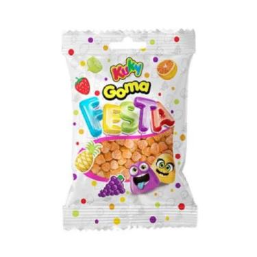 Imagem de Bala De Goma Festa Kuky Laranja 500g (laranja) Tipo Jujuba