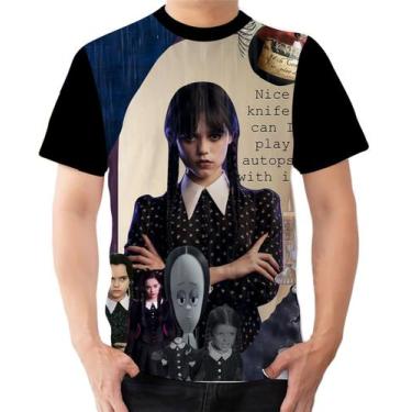 Imagem de Camiseta Camisa Ads Wandinha Família Addams Filme - Fabriqueta, P