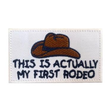 Imagem de Generic Este é realmente o meu primeiro rodeio *Aplique bordado com aplique de ferro em roupas, tecidos, Pitca00003
