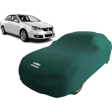 Imagem de Capa Tecido Automotiva Para Carro Volkswagen Jetta 2010 (Verde)