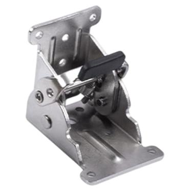 Imagem de Ｂｅｓｇａ Suporte Dobrável com Dobradiça Automática, Extensão de Hardware, Suporte para Mesa, Perna, Dobrável, para Cadeiras, Cama, Pés, de Trabalho, Freio Duplo Prateado, Tamanho real