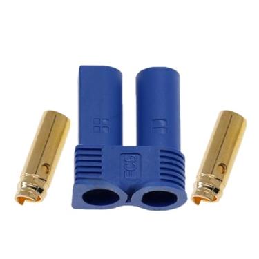 Imagem de 5 Peças, Ec5, Plugue Banana De Aeromodelismo, Cabo, Soldagem, 40a, Azul, Terminal Macho, Caixa Feminina, Ul94vo, Pa 。 EC5-F