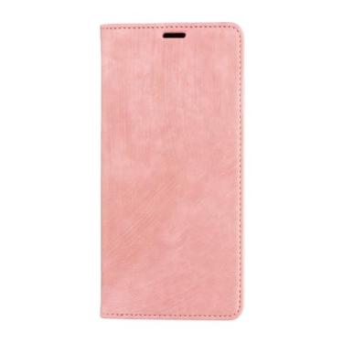 Imagem de LTLMYDAM Rosa, S25 Ultra, capa de couro para Samsung Galaxy S25 Ultra/S25 Plus/S25, Folio Card Slots Kickstand Business Style Case Silicone Soft Edge Anti Queda