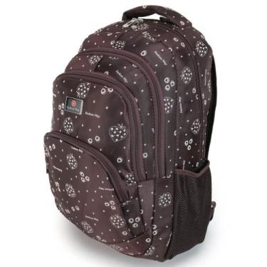 Imagem de Mochila Feminina Casual Porta Notebook Grande Escola Passeio Trabalho 